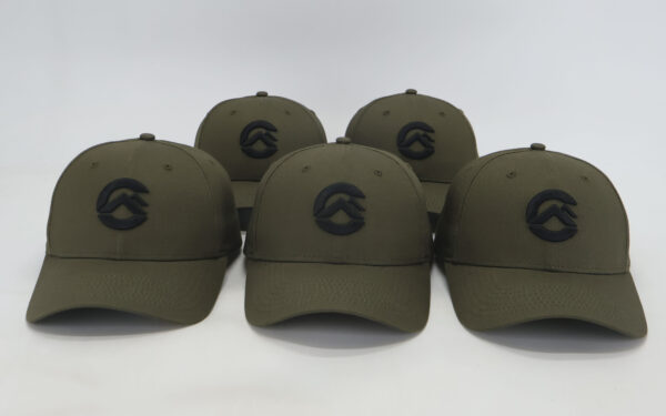 Casquette Baseball 6 Pans Vert Kaki Originals