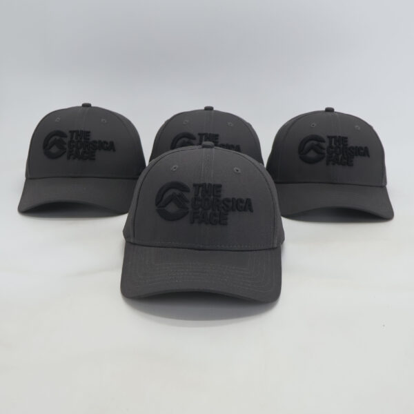 Casquette Baseball 6 Pans Gris foncé – Image 6