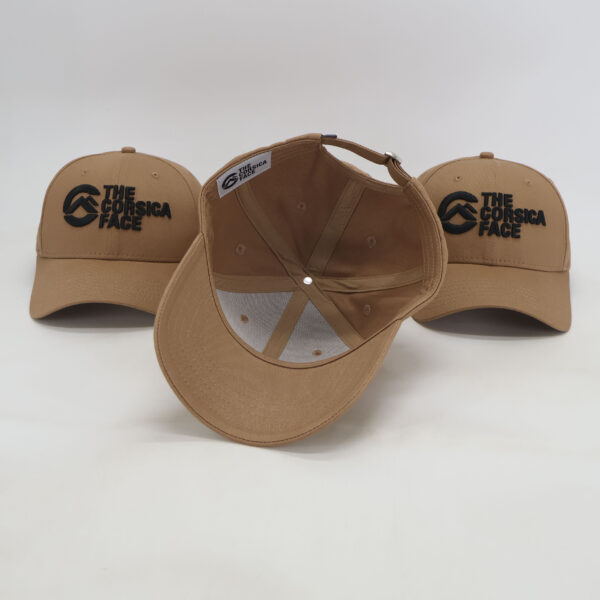 Casquette Baseball 6 Pans Beige Stone – Image 2