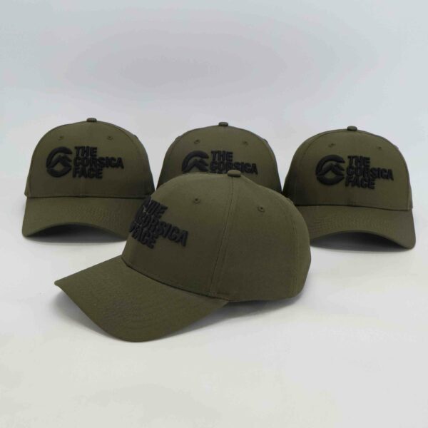 Casquette Baseball 6 Pans Vert Kaki – Image 2